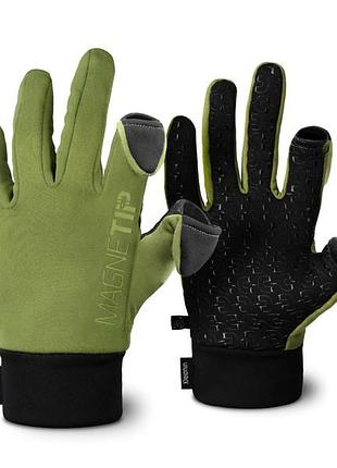 Перчатки рыболовные, перчатки флисовые delphin magnetip l xl