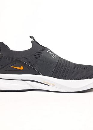 Nike lightdtreet run серые с оранжевым 8