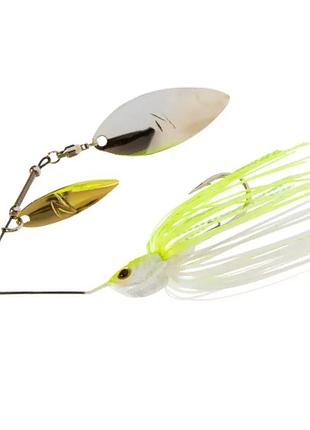 Спиннербейт zman slingbladez double willow 14g #chartreuse pearl (sbw12-02)