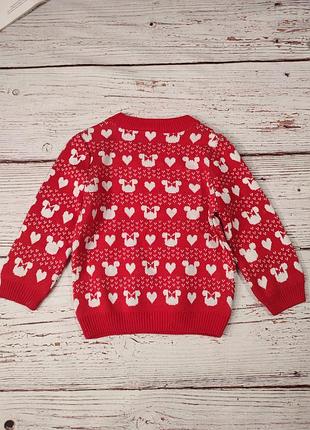 Новогодний свитер для девочки 2