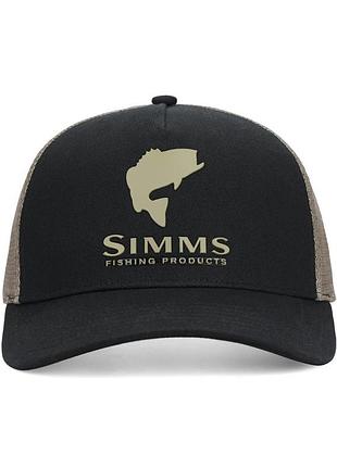Кепка simms double haul trucker stone black (14035-1246-00)