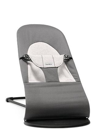 Кресло-качалка babybjörn balance soft cotton — эргономичное детское кресло