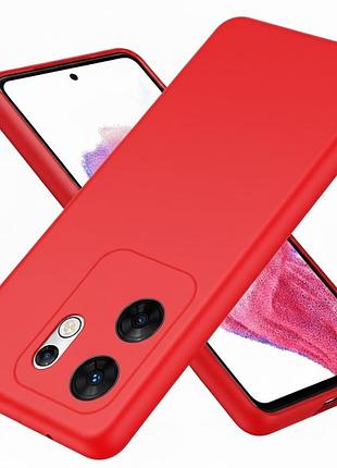 Чехол fiji full soft premium для infinix zero 30 4g (x6731b) противоударный бампер с микрофиброй red