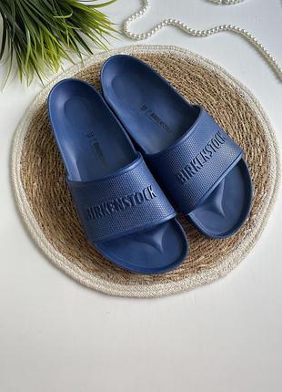 Шльопанці birkenstock сині