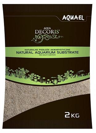 Пісок aquael для акваріума кварцевий 0,4-1,2 мм 2 кг