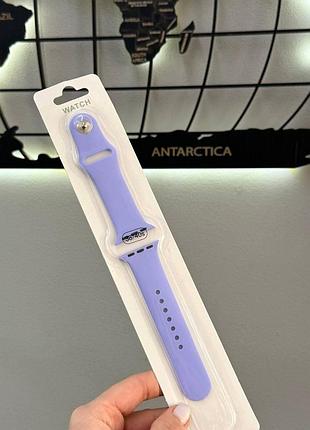 Ремешок apple watch 38/40/41mm,силиконовый ремешок для эпл вощ 38/40/41 мм (лиловый)