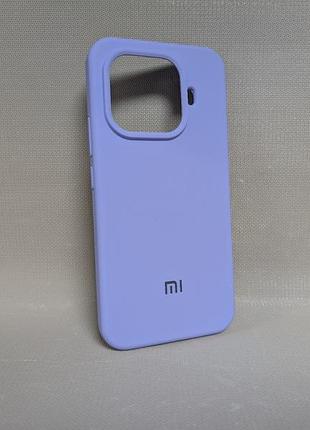 Чехол для xiaomi 15t pro / сяоми 15т про lakshmi soft touch, тонкий, с логотипом, бузковый