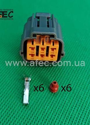 Разьем 6-х контактный клапана egr egv 1025 на форд, мазда sumitomo 6195-0021