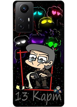 Силіконовий бампер чохол для xiaomi redmi note 12s з героїм 13 карт куромаку