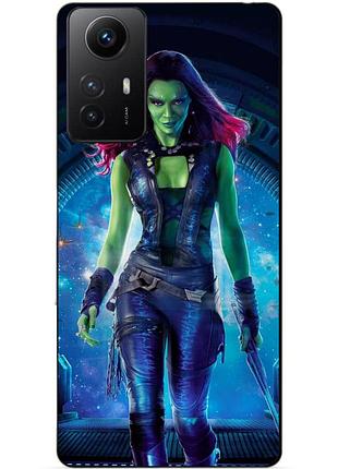 Силіконовий бампер чохол для xiaomi redmi note 12s гамора стражі галактики gamora