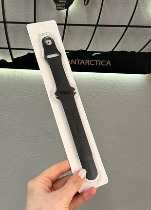 Силиконовый ремешок apple watch 42/44/45/49mm, силиконовый качественный ремешок для эпл вотч 42/44/45/49 мм (два ремешка s/m