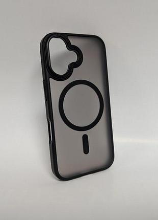 Чохол для iphone 16 proove essence, магнітний, magsafe, матовий, чорний