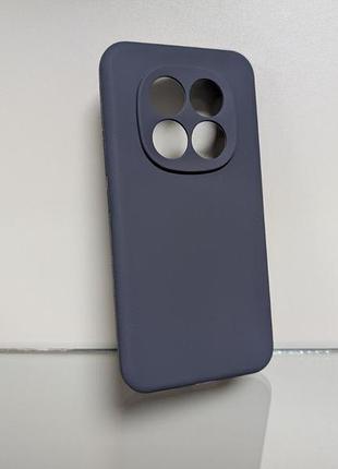 Чехол для xiaomi redmi note 15 pro plus 5g, lakshmi, soft-touch, силиконовое покрытие, защищенная камера, силиконовый, синий