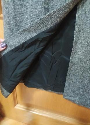 Отличная тёплая юбка миди шерсть+кашемир от бренда cherruti 1881,p. 442 фото