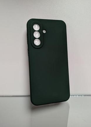 Чохол для samsung a37 / самсунг а37 wave premium cover, силіконовий, матовий, зелений