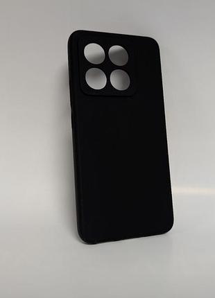 Чехол для xiaomi 14t proove silicone, магнитное кольцо, soft touch, силиконовый, с magsafe, черный