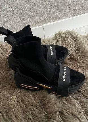 Кросівки жіночі balmain чорні