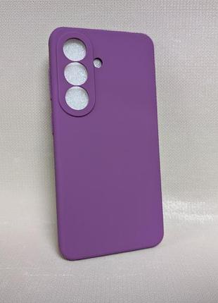 Чехол для samsung s26 / самсунг гелакси s26 wave colorful, тонкий защитный, фиолетовый