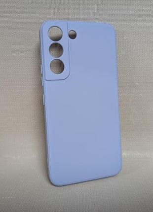 Чехол для samsung galaxy s22 / самсунг гэлакси s22 wave colorful, тонкий защитный, сиреневый