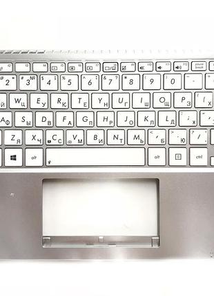 Передняя панель asus x201, x201e, q200, q200e, s200, s200e серебристый