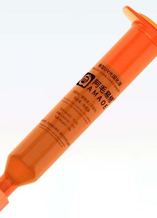 Ультрафиолетовый лак amaoe 3s-ink-15сс, маска для ремонта плат (24g)