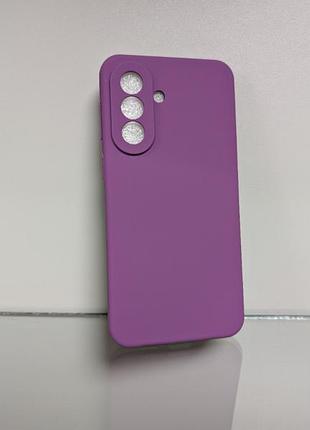 Чехол для samsung a57 / самсунг а57 wave colorful, силиконовый, матовый, фиолетовый