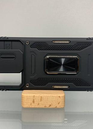 Samsung s20 plus черный противоударный чехол накладка ring magnet camera slide с кольцом