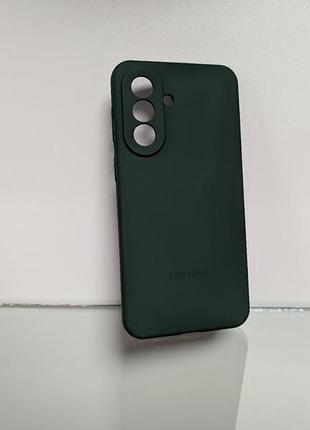 Чохол для samsung a37 / самсунг а37 lakshmi, тонкий з захистом камери, матовий, лазерний логотип, зелений