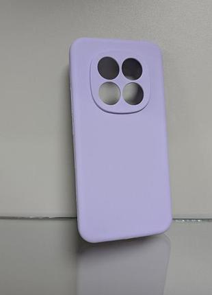 Чохол для xiaomi redmi note 15 pro plus 5g, lakshmi, soft-touch, силіконове покриття, захищена камера, силіконовий, бузковий