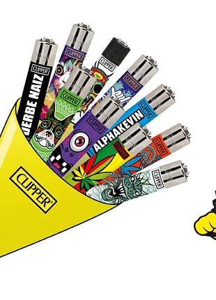 Clipper mix standard набор зажигалок 24 шт