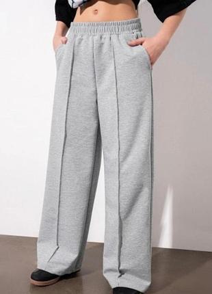 Широкие спортивные штаны zara