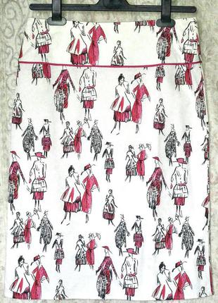 Юбка с принтом классика