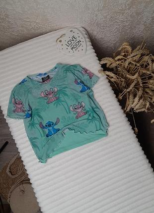 Майка с сеткой стэчь от primark 8-9 лет (128-134)
