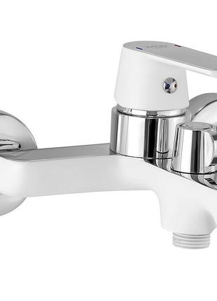 Смеситель для ванной mone delux cloe 6374355cw white+chrome