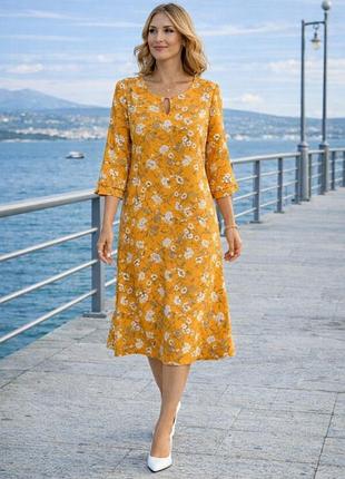 Новое вискозное платье 👗 на подкладке большого размера батал