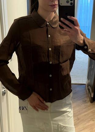 Блуза/сорочка жіноча, zara, р. s