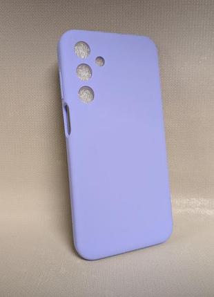 Чехол для samsung galaxy m35 / самсунг гелакси m35, wave, soft touch, противоударный, сиреневый