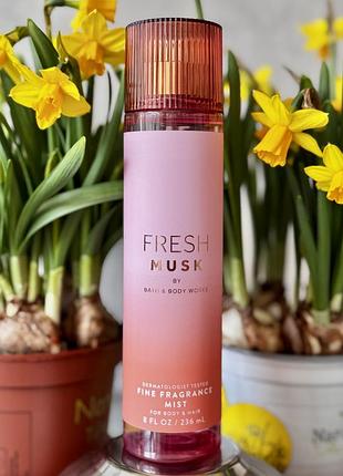 Парфумований спрей fresh musk bath and body works