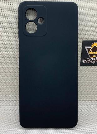 Motorola g14 softtouch silicone противоударный чехол софт тач черный