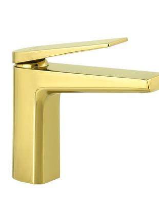 Смеситель для умывальника mone deluxe karen 1385385g gold