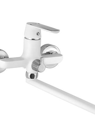 Смеситель для ванной mone delux cloe 5356355cw chrome+white