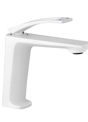 Змішувач для умивальника mone deluxe serena 1381381w white