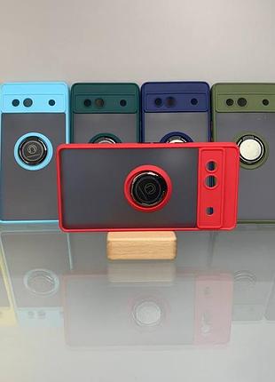 Чохол накладка для google pixel 7a goospery ring magnet червоний