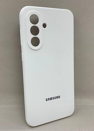 Чохол з логотипом для samsung galaxy a36 | протиударний | soft touch | білий