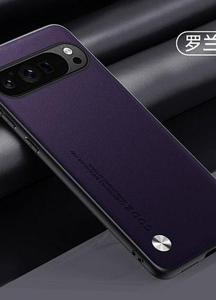 Google pixel 7a чохол code leather фіолетовий