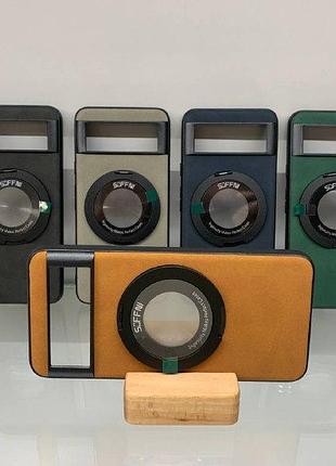 Нубуковий чохол magsafe google pixel 7 жовтий