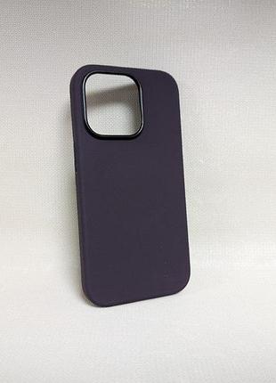Чехол для iphone 14 pro / айфон 14 про proove soft touch magsafe, tpu, матовый, фиолетовый