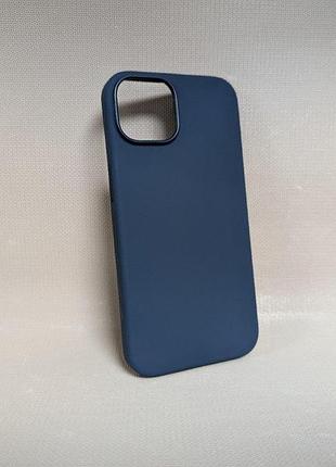Чехол для iphone 13 / айфон 13 proove soft touch magsafe, tpu, матовый, синий