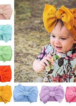 Повязки на голову для девочек 0-5 лет, афробант