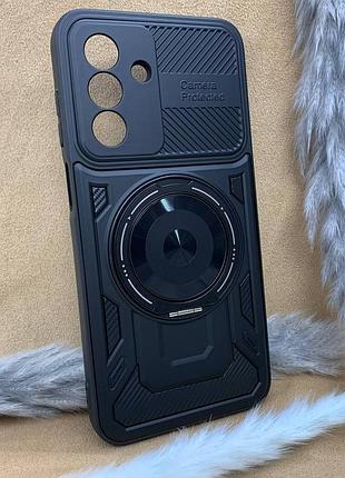 Чехол противоударный samsung galaxy a17 ring magsafe с кольцом черный